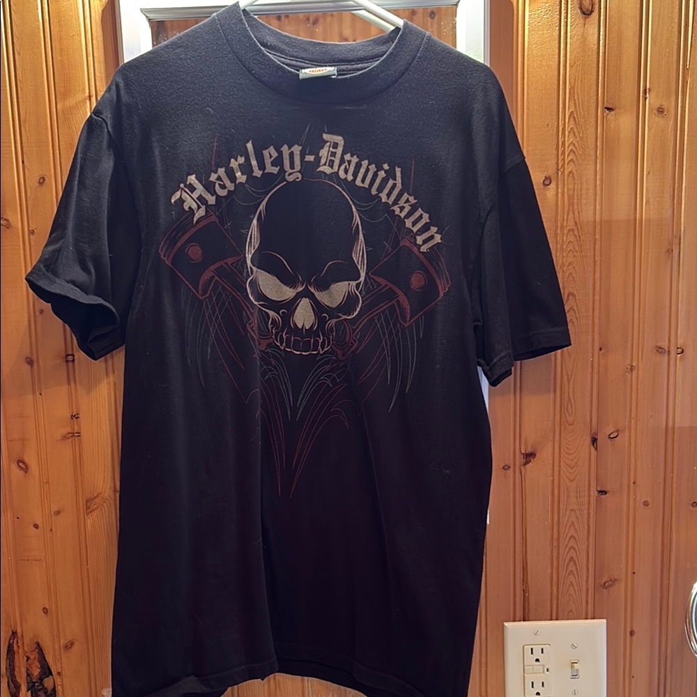 Harley-Davidson Black Graphic T-Shirt for Men